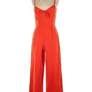 J-Crew Scarlett Red Sleeveless Jumpsuit size 6
